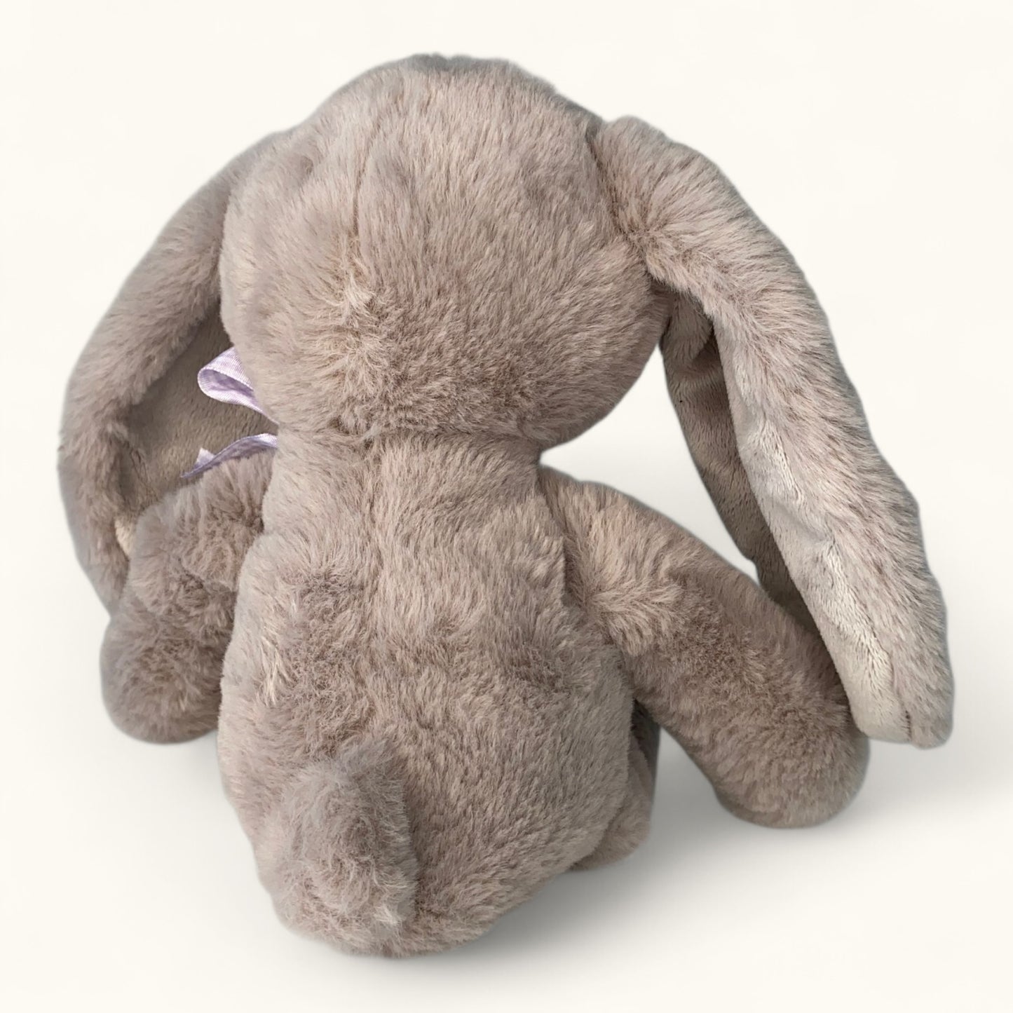 Plush toy bunny on a white background