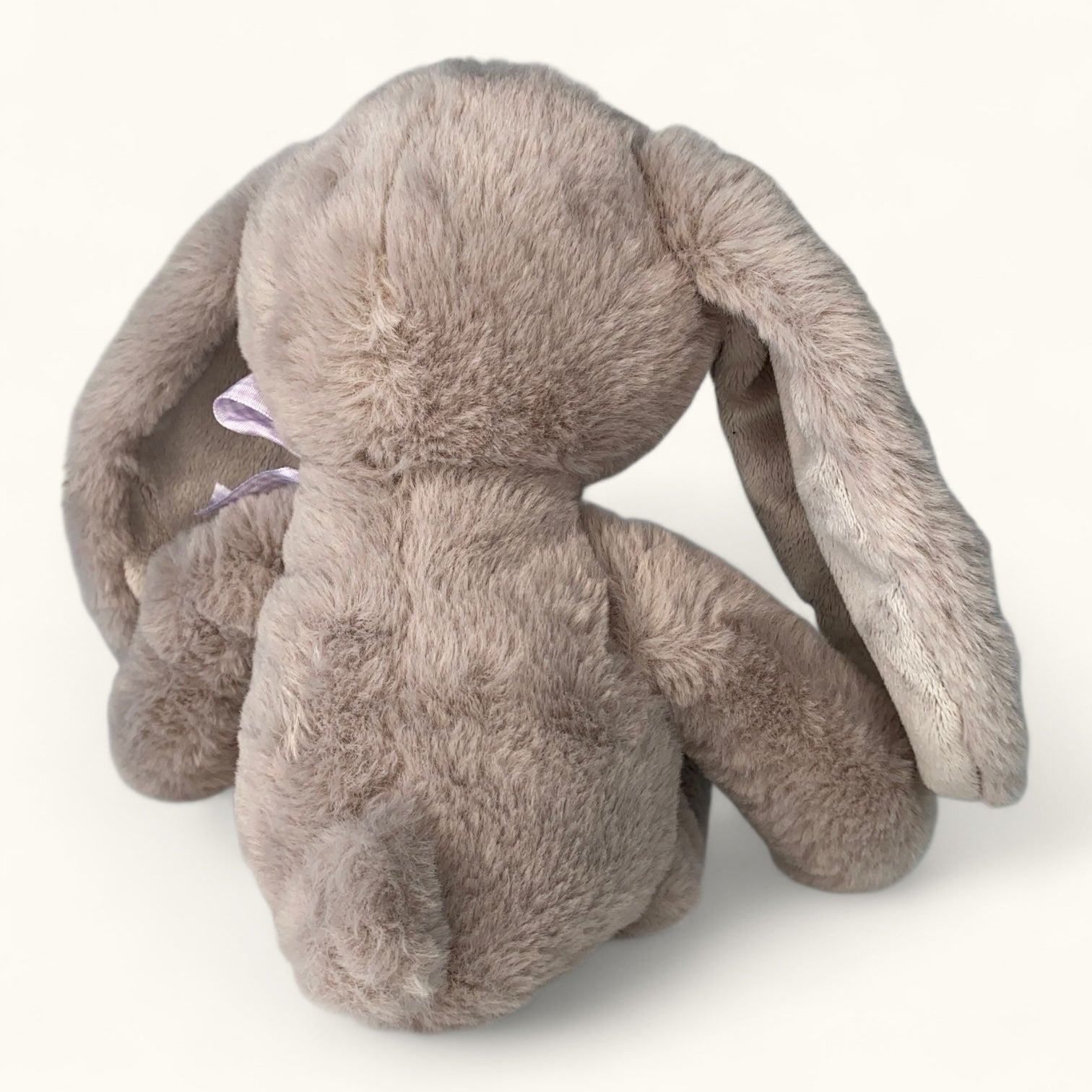 Plush toy bunny on a white background